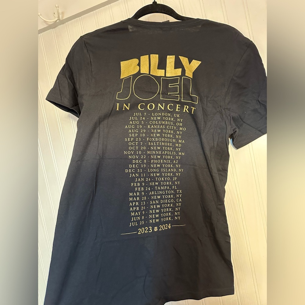 NEW Billy Joel 2023-2024 black T-shirt